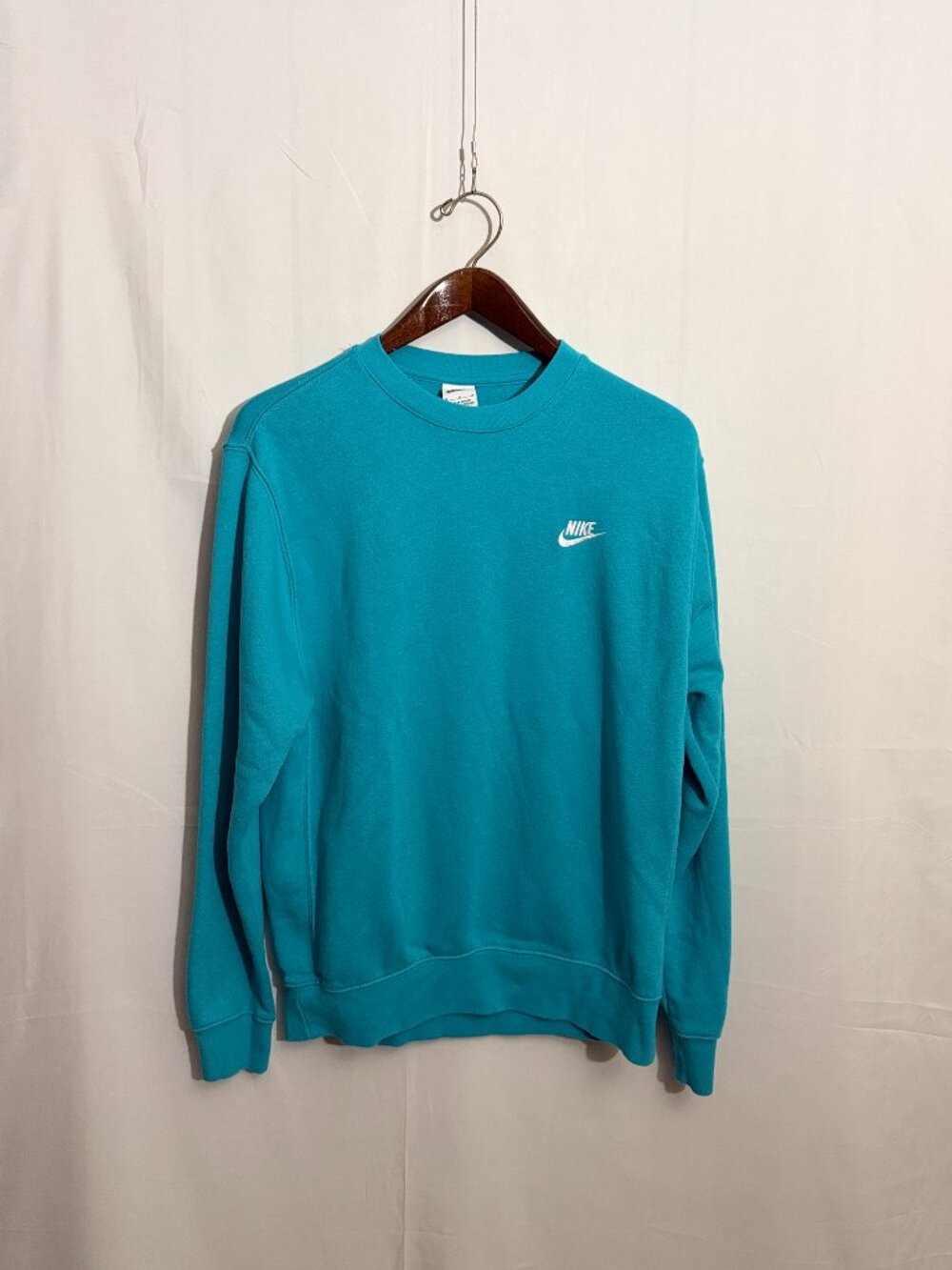 Nike Club Fleece Crewneck Sweatshirt Dusty Cactus Teal Men’s M